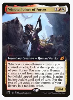 Winota, Joiner of Forces (Extended Art) - Ikoria: Lair of Behemoths - #349 - Sweets and Geeks