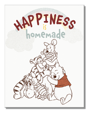 Winnie the Pooh Group Metal Sign - Sweets and Geeks
