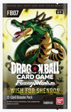 Dragon Ball Super Fusion World Wish For Shenron Booster Pack