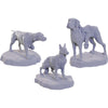 Deep Cuts Unpainted Miniatures: W22 Dog Companions