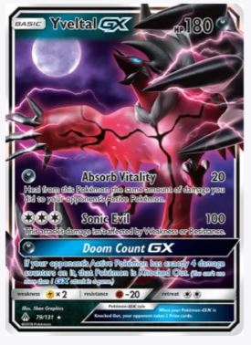 Yveltal GX - SM - Forbidden Light #79/131 - Sweets and Geeks