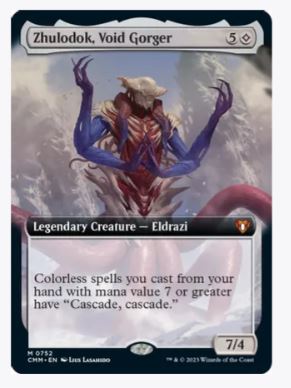 Zhulodok, Void Gorger (Extended Art) - Commander Masters - #0752 - Sweets and Geeks
