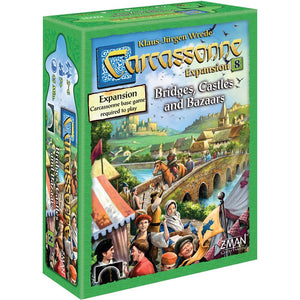 Carcassonne Expansion 8 - Bridges, Castles, and Bazaars - Sweets and Geeks