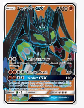 Zygarde GX (Full Art) SM - Forbidden Light #123/131 - Sweets and Geeks