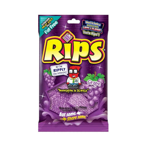Rips Grape Peg Bag 4oz - Sweets and Geeks