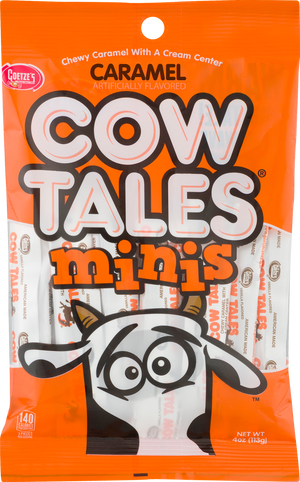 Goetze's Mini Cow Tales 4oz Peg Bag - Sweets and Geeks