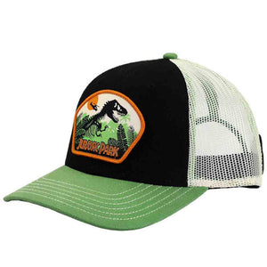 Jurassic Park Logo Patch Trucker Hat - Sweets and Geeks