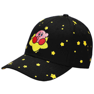 Kirby Embroidered Curved Bill Snapback - Sweets and Geeks