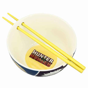 Hunter X Hunter Characters Ceramic Ramen Bowl with Chopsticks - Sweets and Geeks