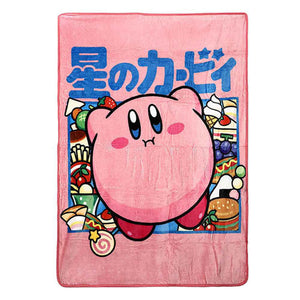 Kirby Digital Fleece Throw - Sweets and Geeks