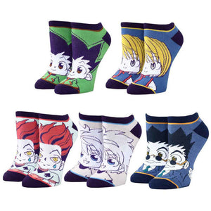 Hunter x Hunter Chibi 5 Pair Ankle Socks - Sweets and Geeks
