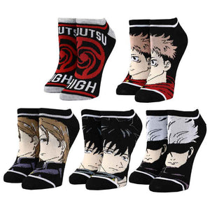 Jujutsu Kaisen Character 5 Pair Ankle Socks - Sweets and Geeks