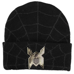 Marvel Spider-Man No Way Home Black Chrome Weld Beanie - Sweets and Geeks