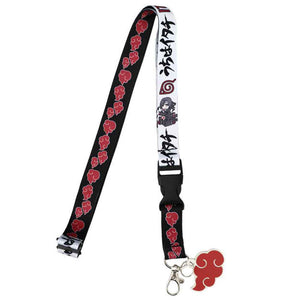Naruto Itachi Rubber Charm Lanyard - Sweets and Geeks