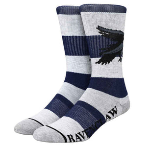 Harry Potter Ravenclaw Rugby Stripe Crew Socks - Sweets and Geeks