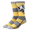 Harry Potter Hufflepuff Rugby Stripe Crew Socks - Sweets and Geeks