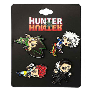 Hunter x Hunter - Gon, Killua, Hisoka & Chrollo Lapel Pins - Sweets and Geeks