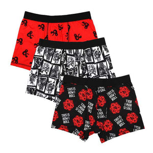 Dungeons & Dragons Adult 3 pc. Boxer Briefs - Sweets and Geeks
