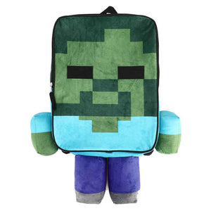 Minecraft Creeper Youth Plush Backpack - Sweets and Geeks