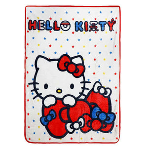 Hello Kitty Sports Fleece Throw Blanket - Sweets and Geeks