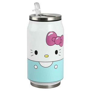 Hello Kitty 10 oz. Stainless Steel Travel Soda Can - Sweets and Geeks