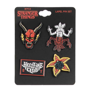 Stranger Things Hellfire Club Lapel Pin Set - Sweets and Geeks