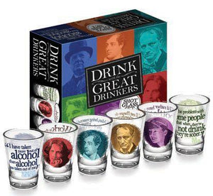 Great Drinkers Shot Glasses - Sweets and Geeks