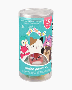 Squishmallows Gummies 15pk tub - Sweets and Geeks