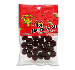 El Super Leon Chili Covered Cherry Balls Candy 2.5oz Bag - Sweets and Geeks