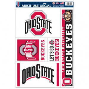 Ohio State Buckeyes Multi-Use Decals 11" x 17" - Sweets and Geeks