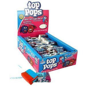 Top Pops 0.35oz Taffy Candy Pop - Sweets and Geeks