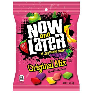 Now And Later Original Mix 4oz Peg Bag - Sweets and Geeks