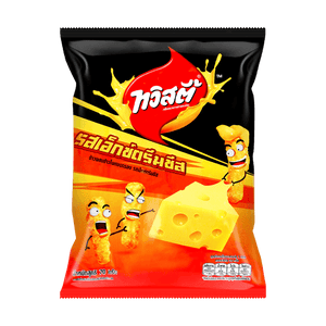 Thailand Limited Extra Cheesy Corn Twists - Sweets and Geeks