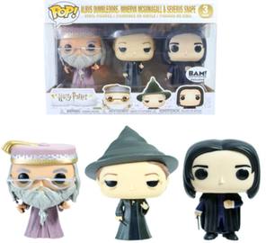 Funko Pop! Harry Potter - Albus Dumbledore, Minerva McGonagall & Severus Snape (3-Pack) - Sweets and Geeks
