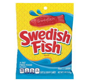 SWEDISH FISH RED PEG BAG - Sweets and Geeks
