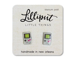Retro Handheld Video Game Earrings - Sweets and Geeks