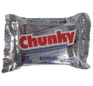 Chunky Chocolate Bar Single 1.4 OZ - Sweets and Geeks
