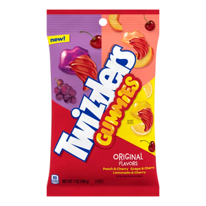 Twizzlers Gummies Original 7oz Peg Bag - Sweets and Geeks