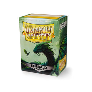 Dragon Shield Matte Sleeves 100ct - Emerald - Sweets and Geeks
