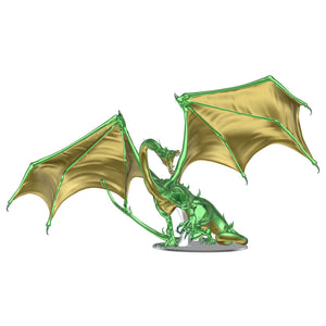Dungeons & Dragons Fantasy Miniatures: Icons of the Realms - Adult Emerald Dragon Premium Figure - Sweets and Geeks