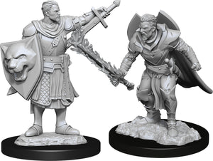 Pathfinder Deep Cuts Unpainted Miniatures: W14 Human Champion Male (April 2021 Preorder) - Sweets and Geeks