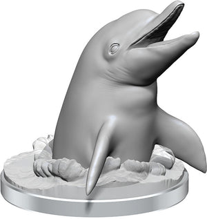 WizKids Deep Cuts Unpainted Miniatures: W14 Dolphins (April 2021 Preorder) - Sweets and Geeks