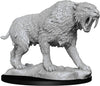 WizKids Deep Cuts Unpainted Miniatures: W14 Saber-Toothed Tiger (April 2021 Preorder) - Sweets and Geeks