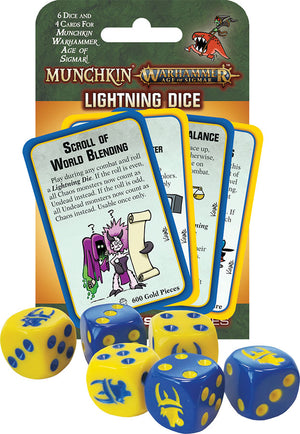 Munchkin: Munchkin Warhammer Age of Sigmar - Lightning Dice - Sweets and Geeks