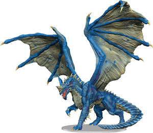 Dungeons & Dragons Fantasy Miniatures: Icons of the Realms - Adult Blue Dragon Premium Figure (Preorder) - Sweets and Geeks