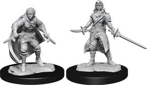 Dungeons & Dragons Nolzur's Marvelous Unpainted Miniatures: W14 Half-Elf Rogue Female (April 2021 Preorder) - Sweets and Geeks