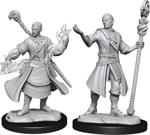 Dungeons & Dragons Nolzur's Marvelous Unpainted Miniatures: W14 Half-Elf Wizard Male (April 2021 Preorder) - Sweets and Geeks