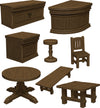 Dungeons & Dragons Fantasy Miniatures: Icons of the Realms The Yawning Portal Inn - Bars & Tables (Preorder) - Sweets and Geeks