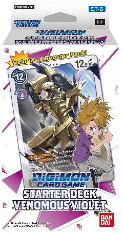 Digimon TCG: Starter Deck Display - Venomous Violet (Preorder) - Sweets and Geeks
