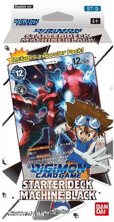 Digimon TCG: Starter Deck Display - Machine Black (Preorder) - Sweets and Geeks
